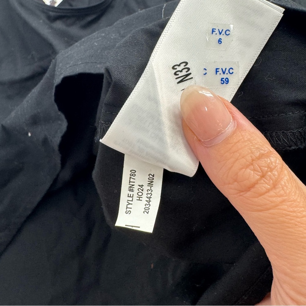 NWT Madewell Relaxed Scoopneck Short-Sleeve Top in black - Picture 11 of 13